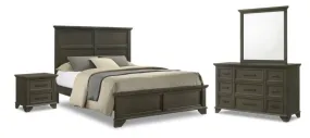 Abigail 6-Piece Full Bedroom Package - Grey