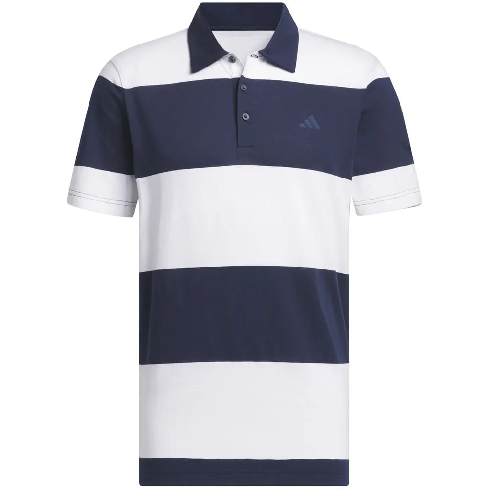 adidas Core Block Polo Shirt - White/Collegiate Navy