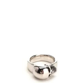 Alexander Mcqueen Silver "skull" ring silver