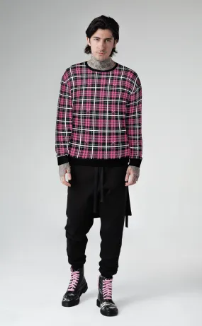 AM Logo Plaid Pullover