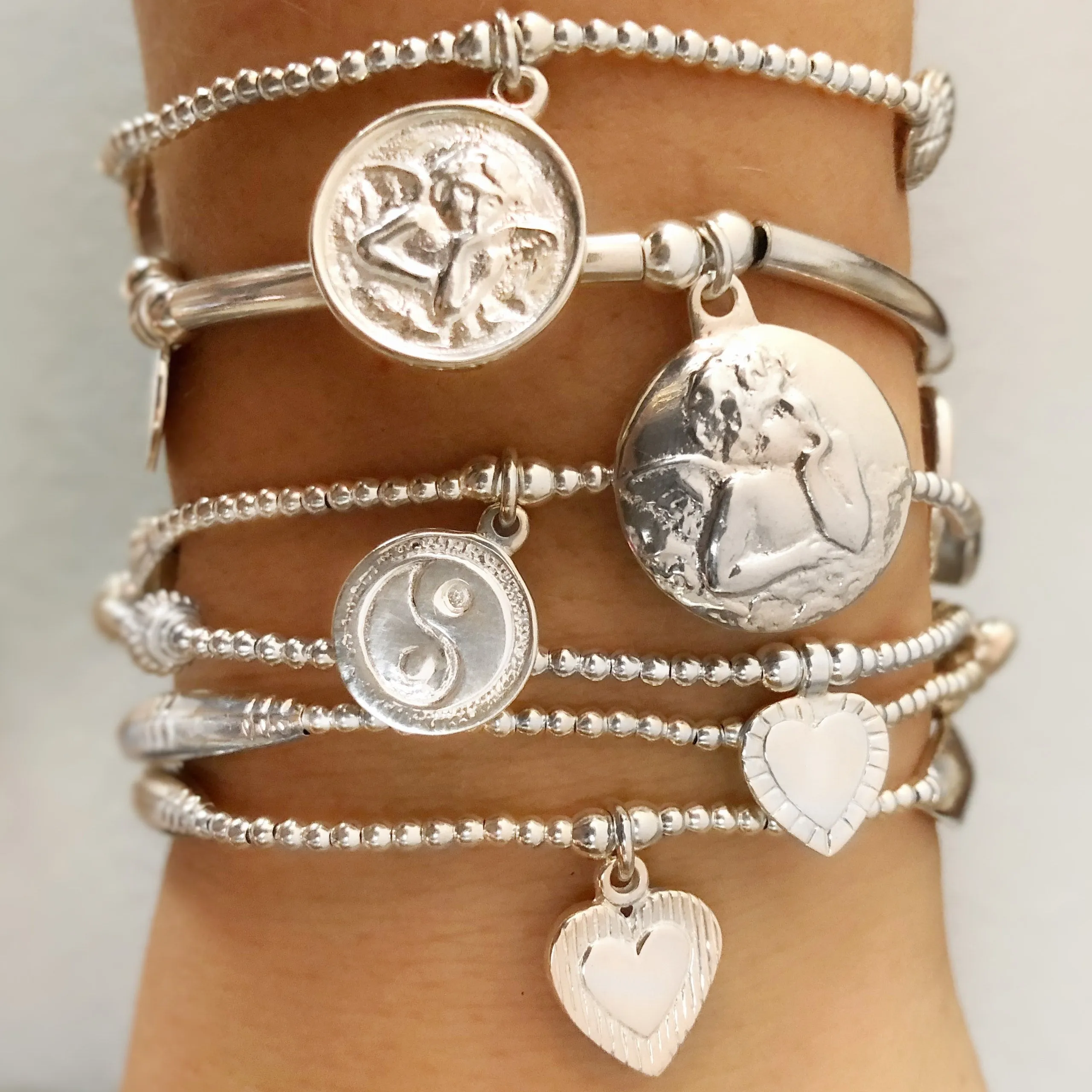 ANGELS for LUCK & PROTECTION Bracelet 6-Stack