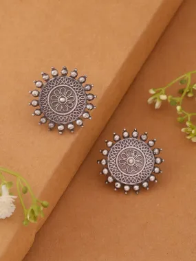 Antique Krisi Oxidised Studs