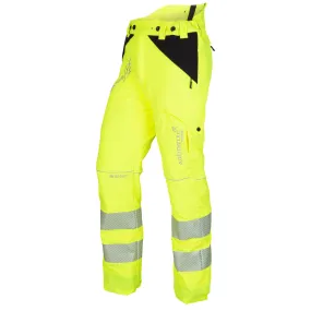 ATHV4050 Breatheflex Chainsaw Pants Design C Class 1 - Hi-Viz Yellow