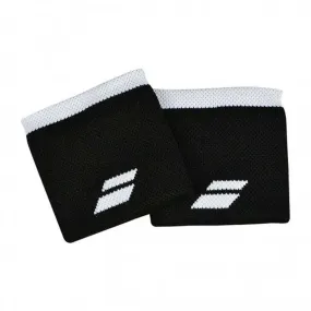 Babolat Logo Jumbo WristBand, Black/White