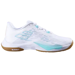 Babolat Women's Shadow Tour 5 Indoor Shoes White Cockatoo