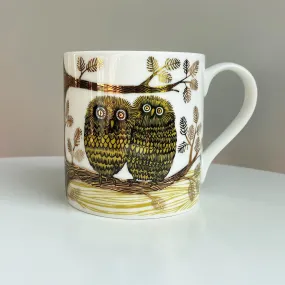 Baby Owls Mug - Olive