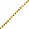 Ball chain 1.5mm metal gold plated (1m)