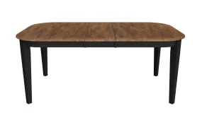 Barrie Extendable Dining Table - Brown, Black