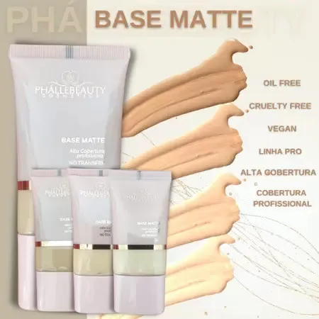 BASE MATTE COR 3 PHALLEBEAUTY 30G