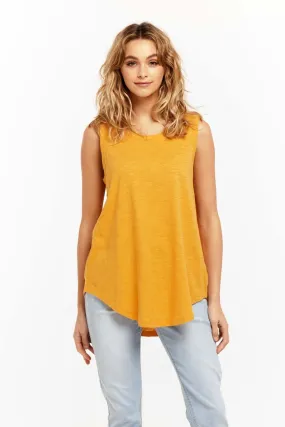 Betty Basics Keira Tank in Spicy Mustard