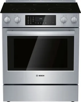 Bosch 30" Stainless Steel Electric Slide-in Range - HEI8056C