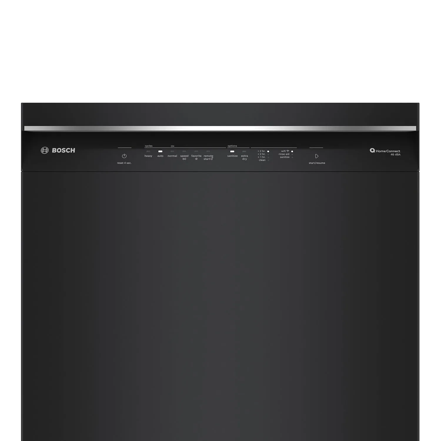 Bosch Black 24" Smart Dishwasher with Home Connect, Third Rack - SHE53C86N