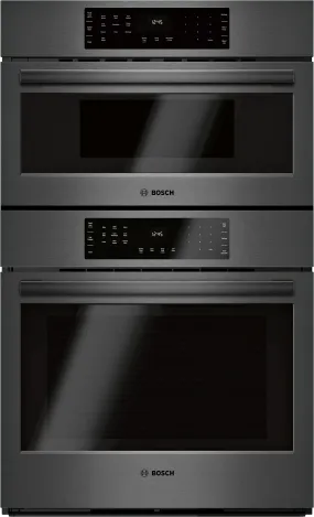 Bosch Black Stainless Steel 30" Combination Oven w/ Speed Oven - HBL8743UC