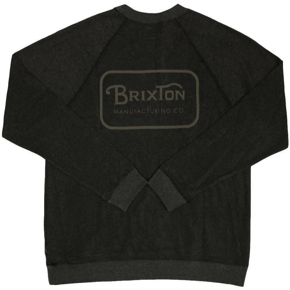 Brixton Grade Sweatshirt Heather Black