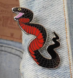 Bush Bling Pin - Redbelly Black Snake