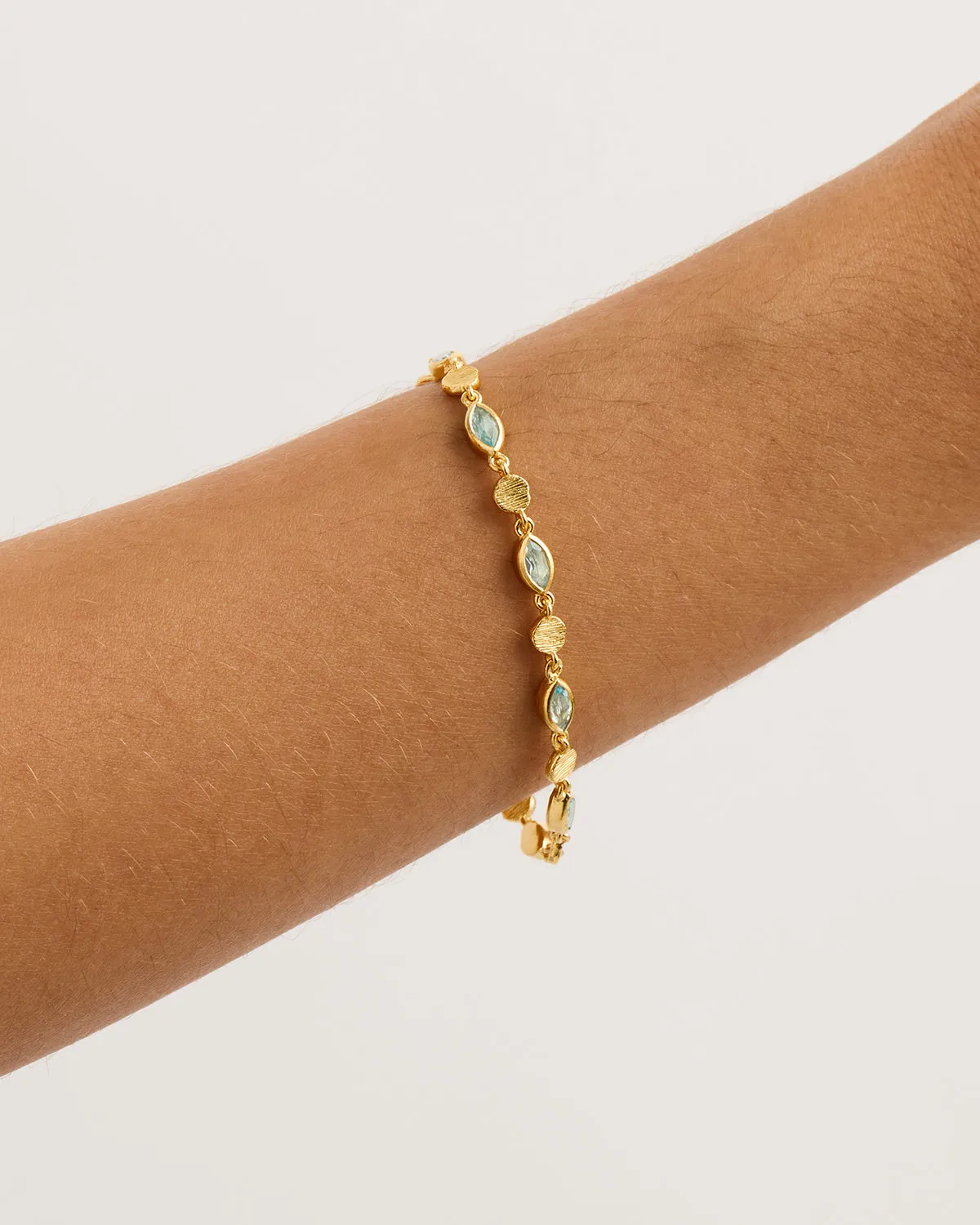 By Charlotte Protection of Eye Bracelet, Gold