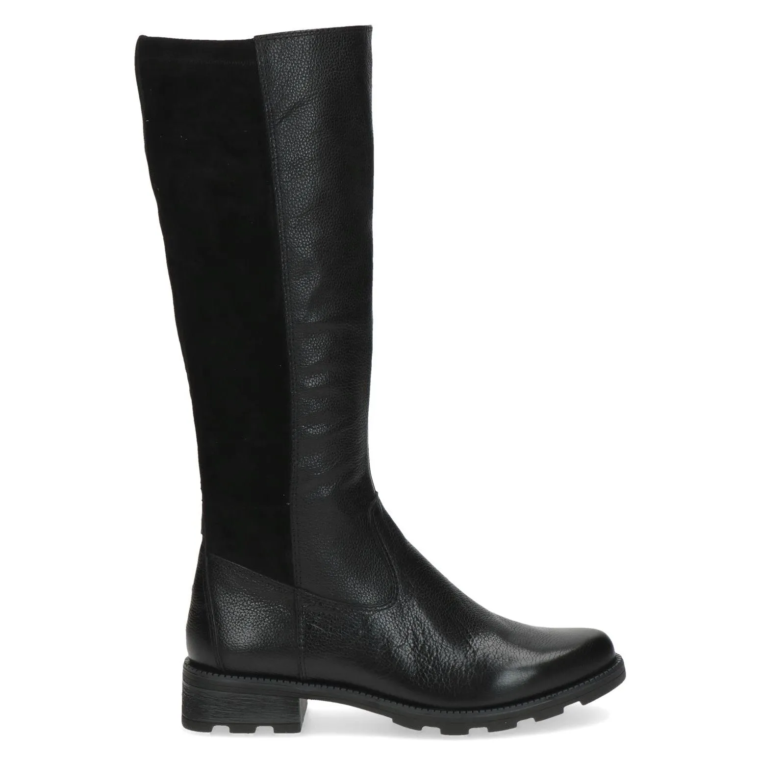 Caprice Ladies Chunky Sole Zip Leg Boot