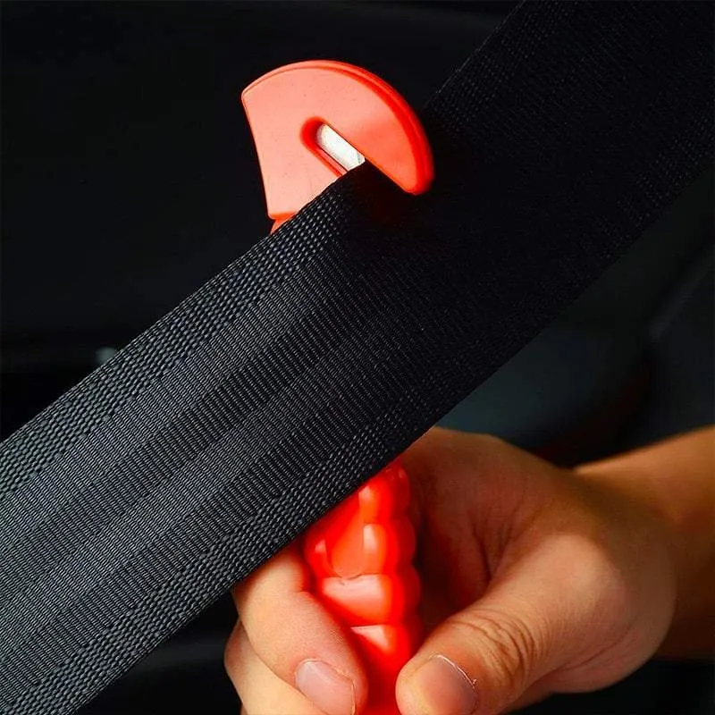 Car Safety Anti-Slip Glass/Window Breaker Hammer and Emergency Seatbelt Cutter