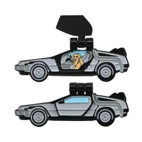 Delorean with Einstein Enamel Pin