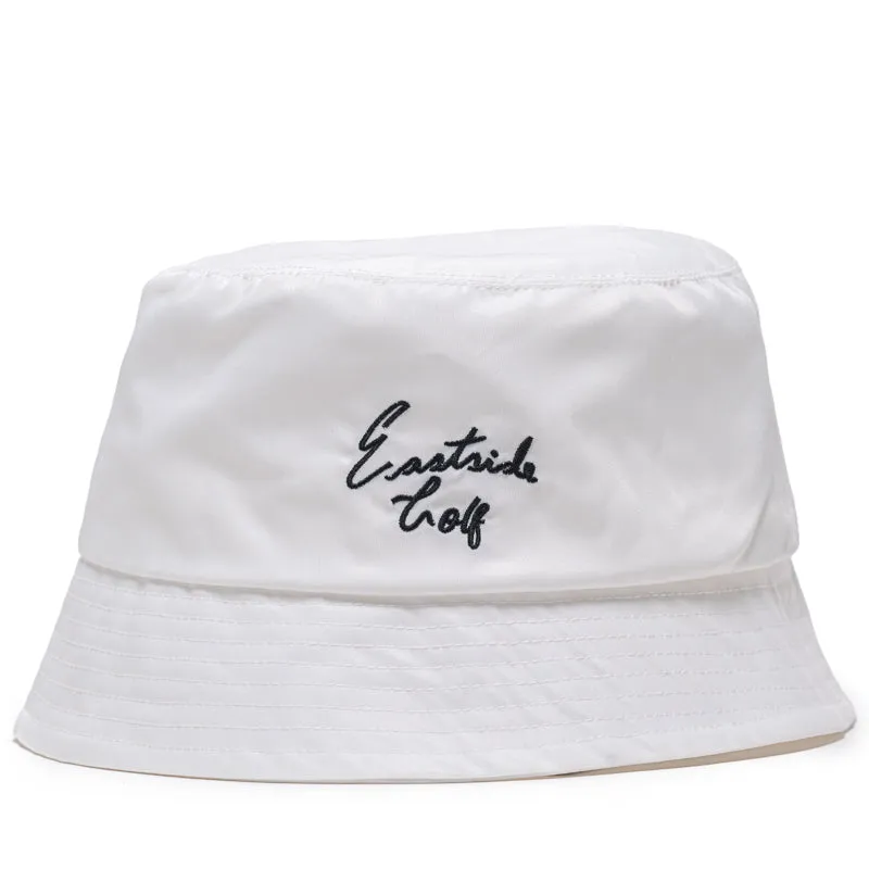 Eastside Golf Nylon Bucket Hat - White