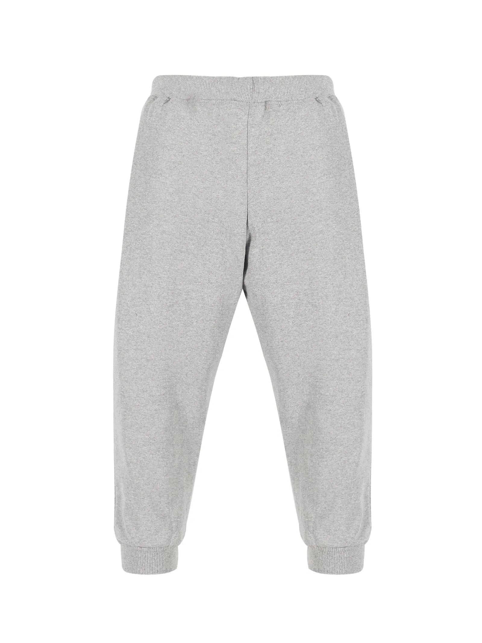 Girl's Round Neck Sweatshirt & Solid Fleece Track Pant Set