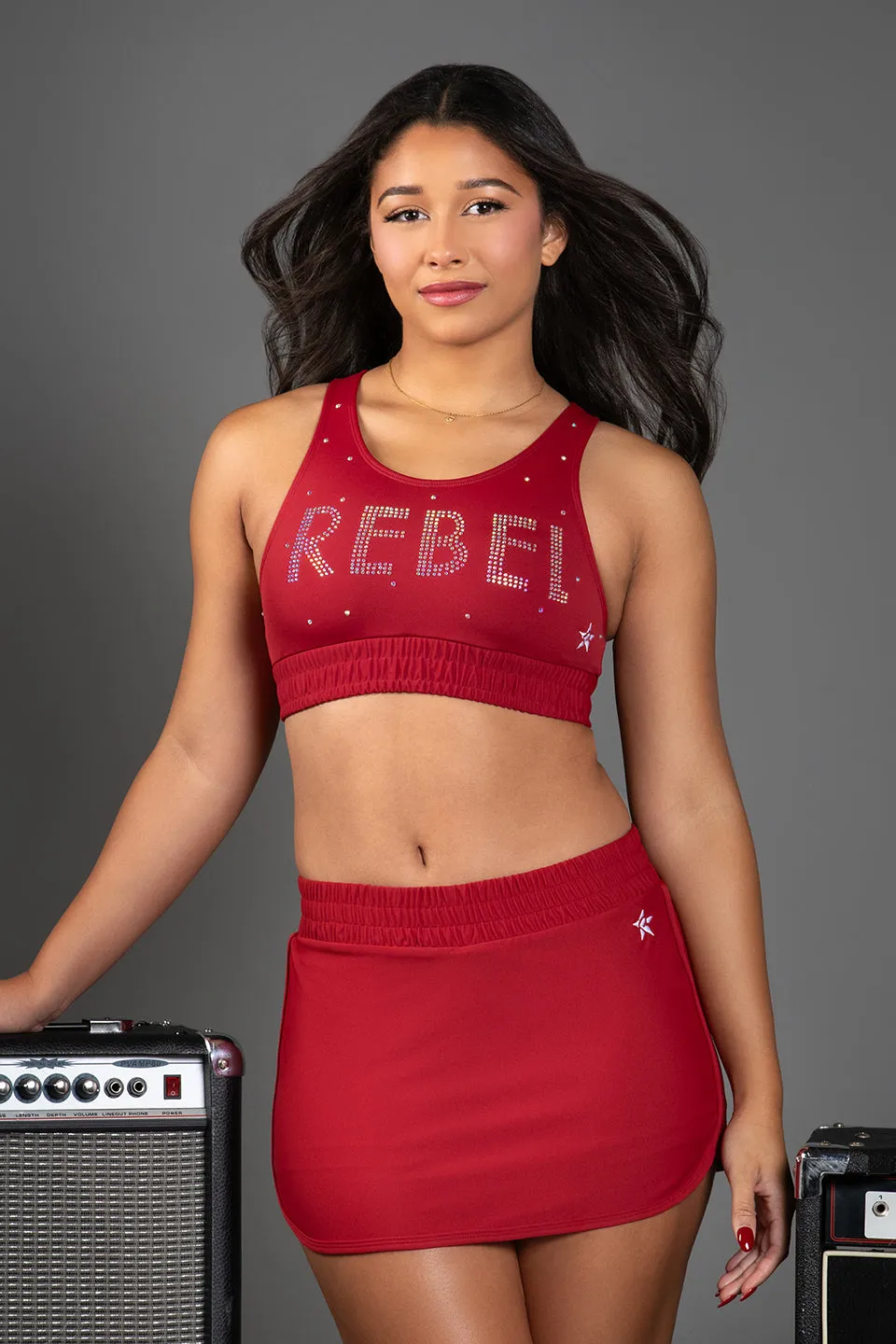 Harvey Sports Bra in Artisanal Red