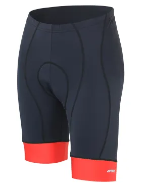 Herren Kurze Fahrradhose Comfort Line Schwarz-Rot Setprodukt