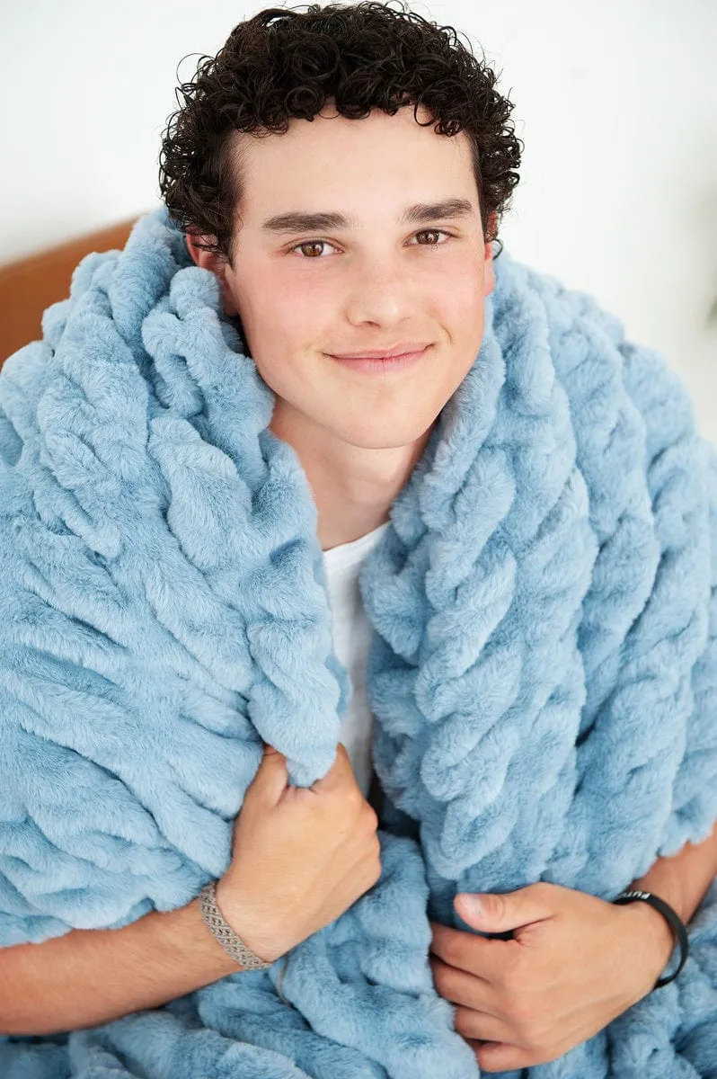 Hugs Alaskan Blue Blanket