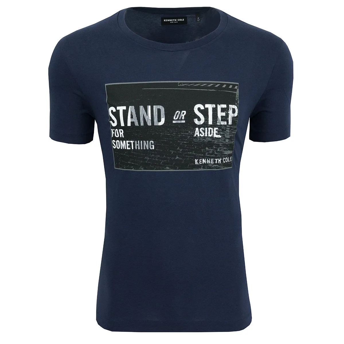 Kenneth Cole New York Men's Stand or Step Graphic T-Shirt