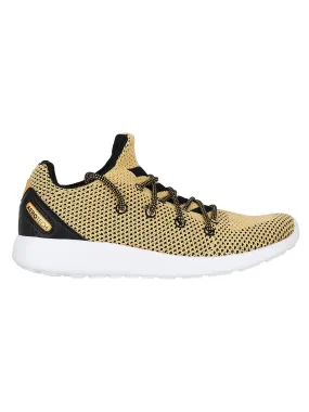 Knit Style Men Yellow Training Shoes