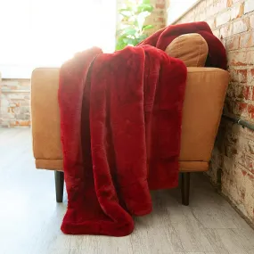 Lush Crimson Blanket