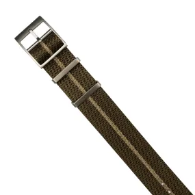 Lux Single Pass Strap in Khaki Sand