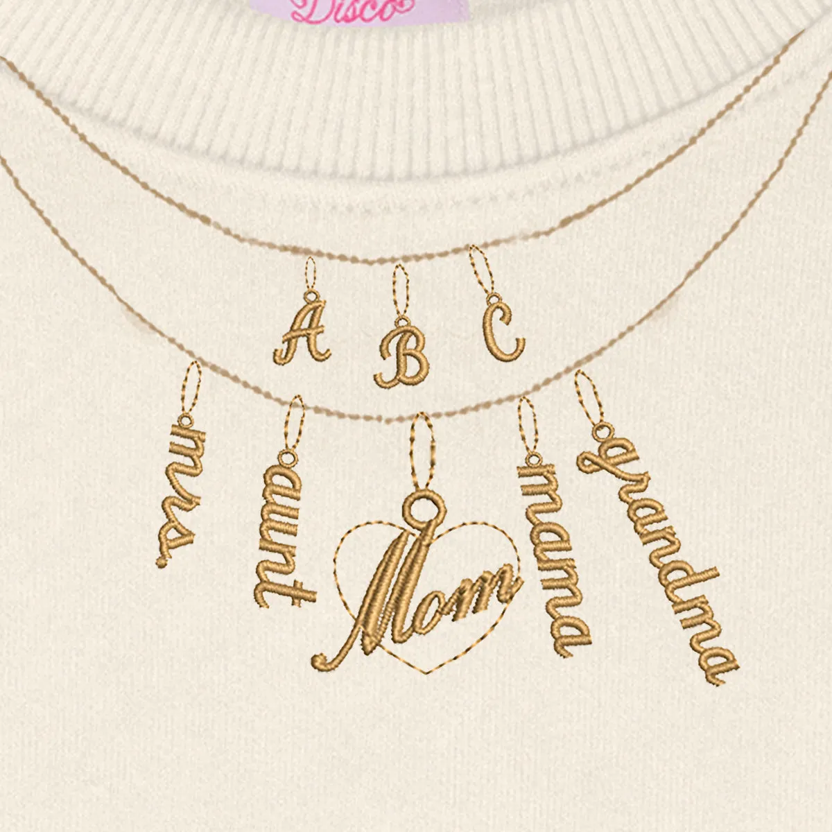 Mama Charm Necklace Sweatshirt