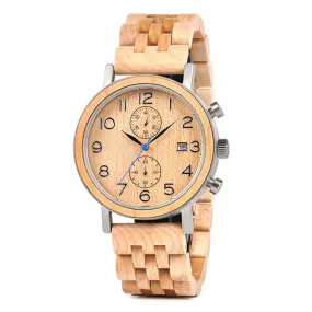 Maximus Wooden Chronograph