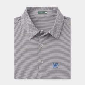 Memphis Pinstripe Performance Polo