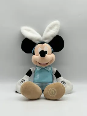 Mickey Mouse Easter Bunny White & Blue Plush Large