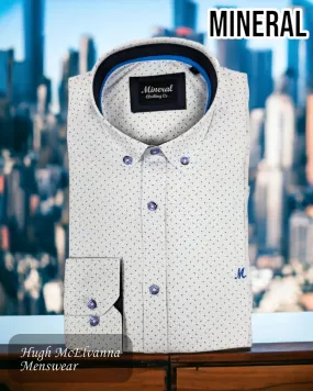 Mineral Fashion White Print Shirt Style: OSLO