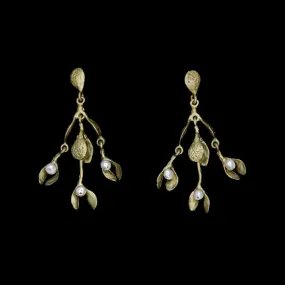 Mistletoe Earrings - Statement Post