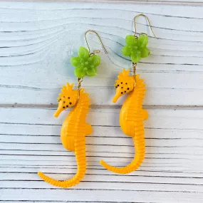 Mr. Seahorse Drop Earrings