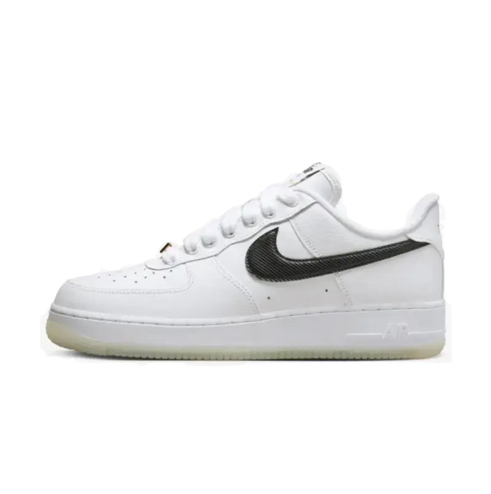 NIKE AIR FORCE 1 PREMIUM BRONX ORIGINS  - WHITE/BLACK-METALLIC GOLD-COCONUT MILK