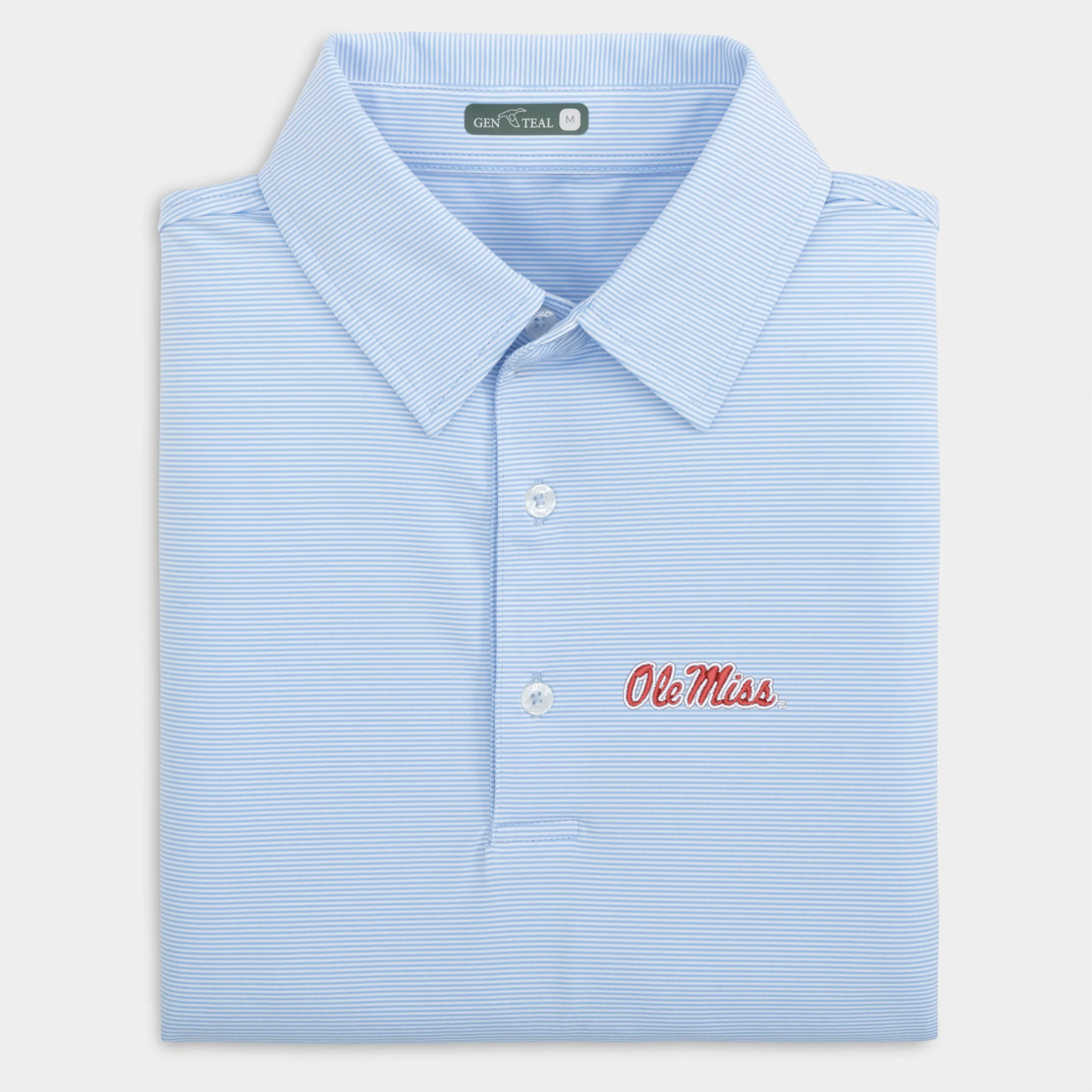 Ole Miss Pinstripe Performance Polo