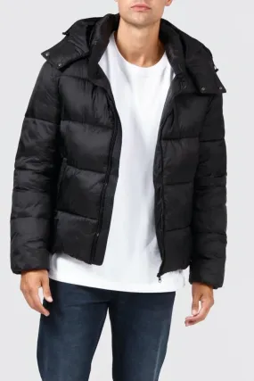 Ortc MENS PUFFER JACKET - BLACK