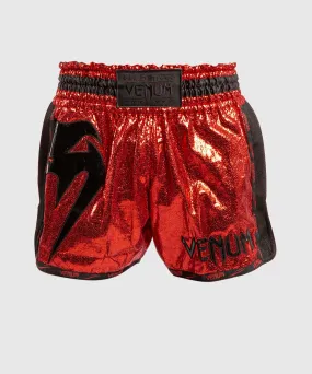 Pantalón de Muay Thai Venum Giant Foil - Rojo/Negro