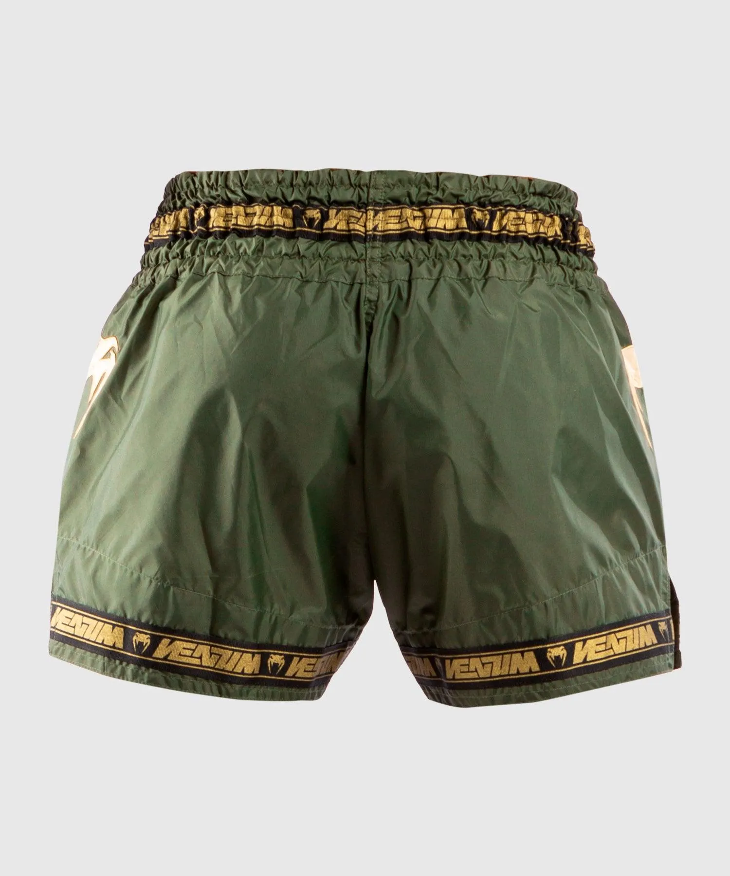 Pantalones cortos Venum Muay Thai Parachute - Caqui/Dorado