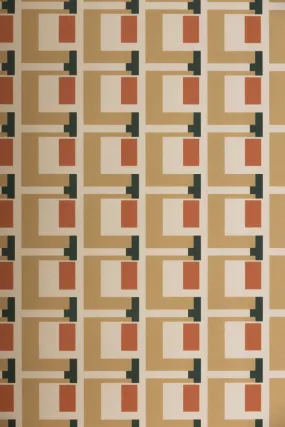 Rockett St George Electric Geometric Sand Wallpaper