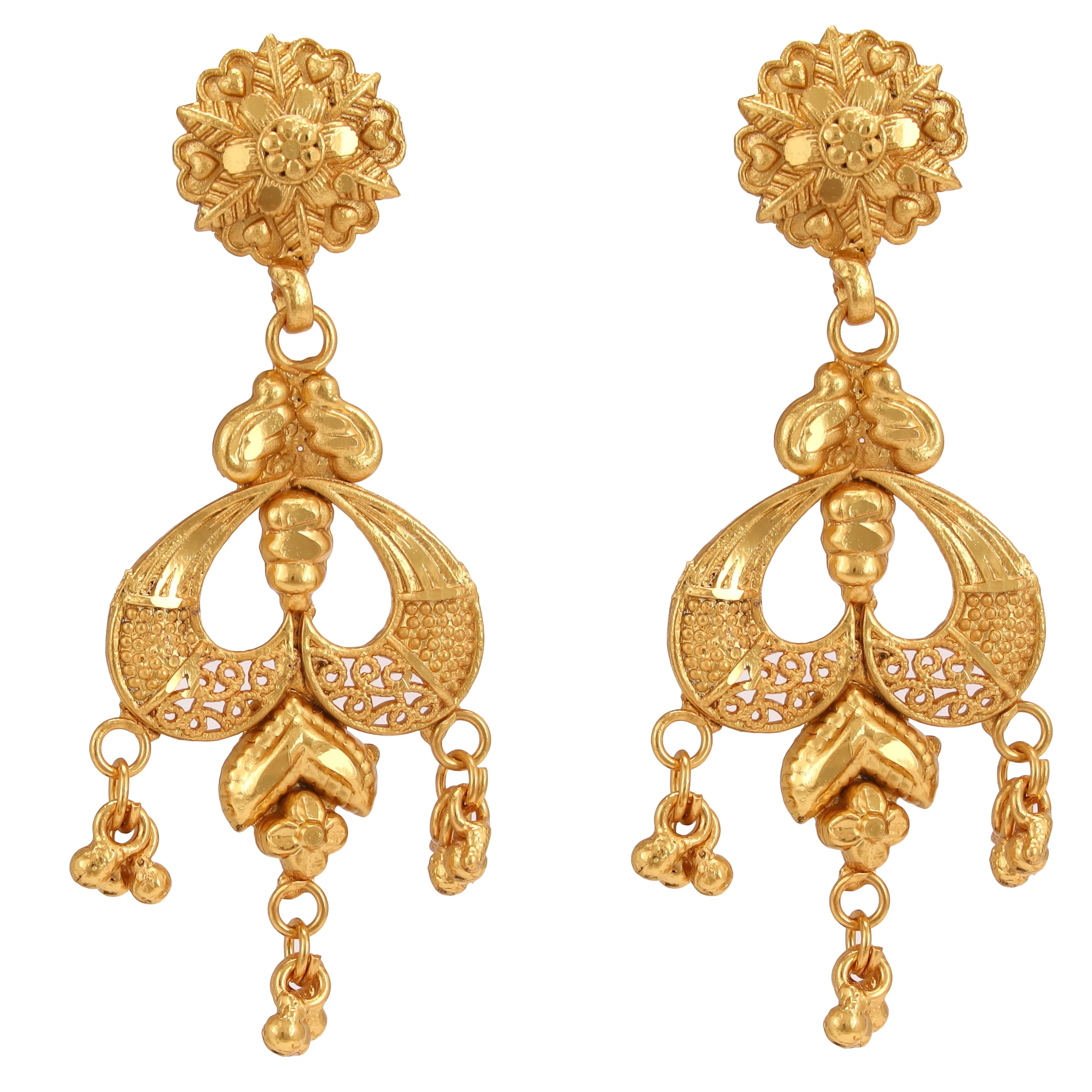 Round Motif Sitahar With Mangalsutra Beads And Matching Earrings