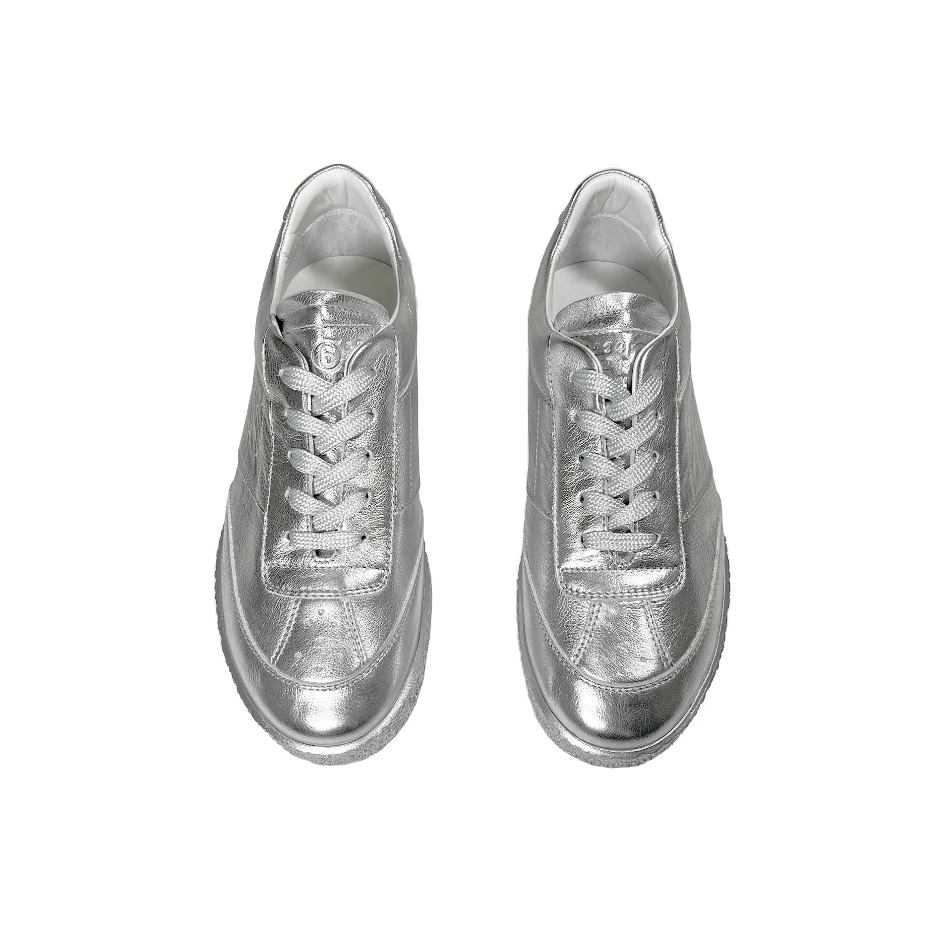 Silver Metallic Sneaker