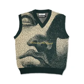 Statue Knitted Vest Full Print