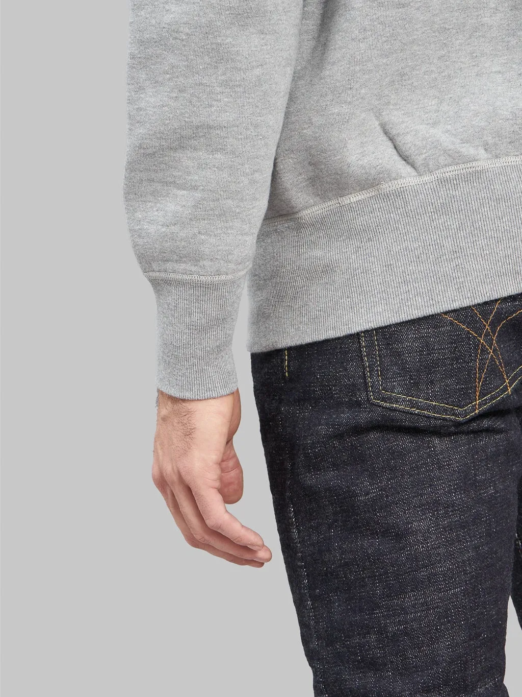 The Strike Gold Loopwheeled Sweatshirt Grey