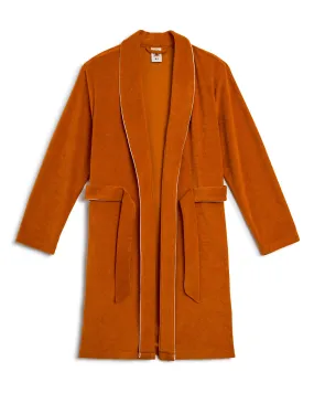 The Tropez Terry Cloth Robe - Burnt Sienna